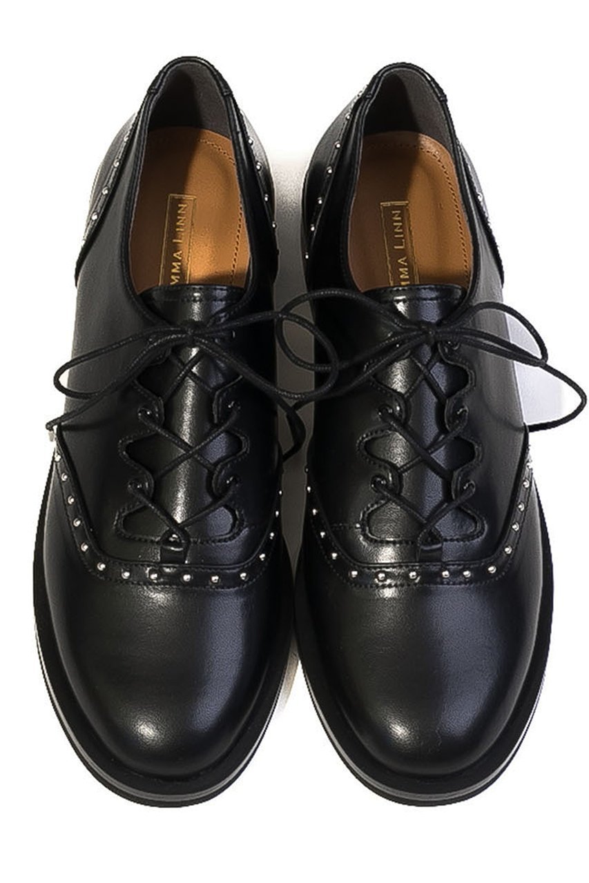 【ダニエラ アンド ジェマ/Daniella & GEMMA】の【レイン対応】マイクロスタッズレースアップシューズ 人気、トレンドファッション・服の通販 founy(ファニー) ファッション Fashion レディースファッション Fashion for Women クッション Cushion, Throw Pillow シューズ Shoes, Footwear スタイリッシュ Stylish, Fashionable スタッズ Studs, Metal Accents フラット Flat, Flat Shoes プレーン Plain, Simple レイン Rain, Rainproof レース Lace, Lace Fabric other-6|ID: prp329100004433073 ipo3291000000032856148