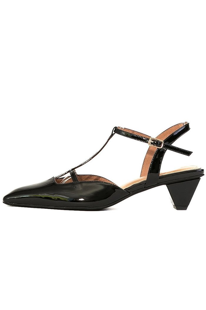 【ダニエラ アンド ジェマ/Daniella & GEMMA】のポインテッドTストラップオープンパンプス インテリア・キッズ・メンズ・レディースファッション・服の通販 founy(ファニー) https://founy.com/ ファッション Fashion レディースファッション Fashion for Women エナメル Patent Leather クッション Cushion, Throw Pillow スマート Smart, Elegant ポインテッド Pointed Toe, Sharp Toe |ID: prp329100004433074 ipo3291000000035652862