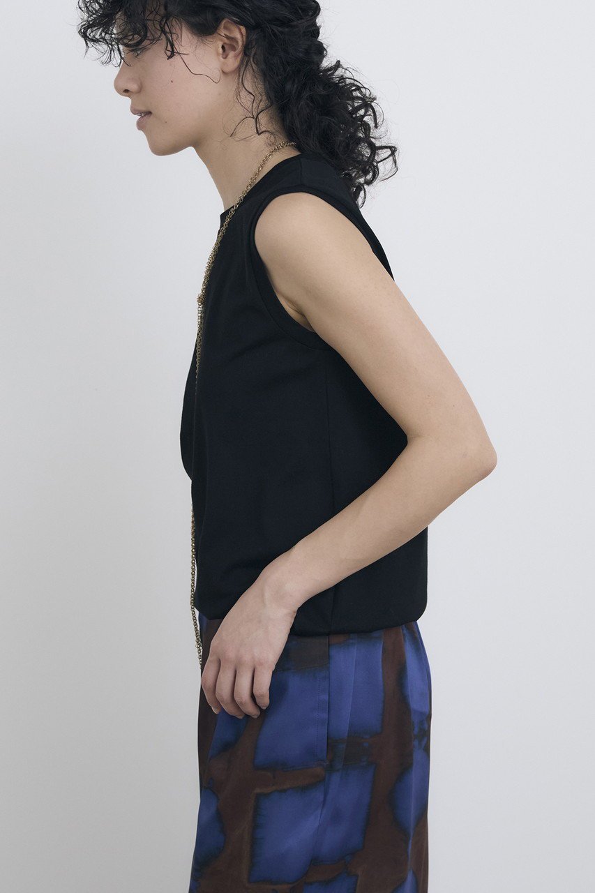 【ハウス オブ ロータス/HOUSE OF LOTUS】のLONS STAPLE コットンTシャツ 人気、トレンドファッション・服の通販 founy(ファニー) 　ファッション　Fashion　レディースファッション　Fashion for Women　トップス・カットソー　Cut & Sew Tops　キャミソール&ノースリーブ　Camisoles & Sleeveless Tops　シャツ・ブラウス・オフィスカジュアル　Elegant Blouses & Button-Ups　ロングTシャツ・Tシャツ　Longline T-Shirts & Tees　カットソー・ベーシックTシャツ　Cut-and-Sewn Tops / Stretch Tees & Basics　インナー　Innerwear　カットソー　Cut and Sewn Top　キャミソール　Camisole, Spaghetti Strap Top　ジャケット　Jacket, Outerwear　タンク　Tank Top, Sleeveless Top　ベーシック　Basic, Essential　other-6|ID: prp329100004433082 ipo3291000000032864220
