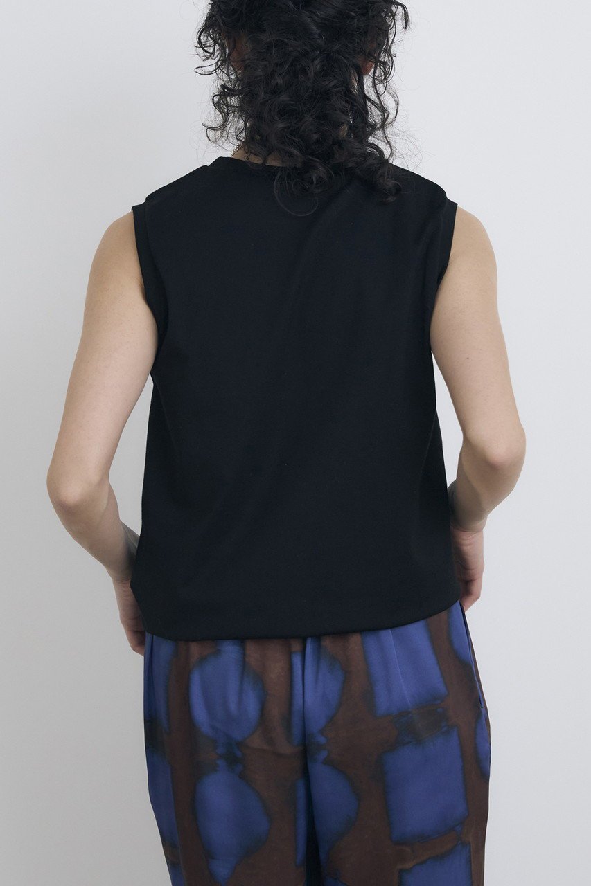 【ハウス オブ ロータス/HOUSE OF LOTUS】のLONS STAPLE コットンTシャツ 人気、トレンドファッション・服の通販 founy(ファニー) 　ファッション　Fashion　レディースファッション　Fashion for Women　トップス・カットソー　Cut & Sew Tops　キャミソール&ノースリーブ　Camisoles & Sleeveless Tops　シャツ・ブラウス・オフィスカジュアル　Elegant Blouses & Button-Ups　ロングTシャツ・Tシャツ　Longline T-Shirts & Tees　カットソー・ベーシックTシャツ　Cut-and-Sewn Tops / Stretch Tees & Basics　インナー　Innerwear　カットソー　Cut and Sewn Top　キャミソール　Camisole, Spaghetti Strap Top　ジャケット　Jacket, Outerwear　タンク　Tank Top, Sleeveless Top　ベーシック　Basic, Essential　other-7|ID: prp329100004433082 ipo3291000000032864225
