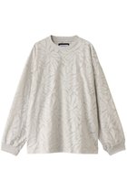 【メゾンスペシャル/MAISON SPECIAL】の【UNISEX】プライムオーバー フラワーインレー スカシジャガード G.BGE(グレーベージュ)|ID:prp329100004433091