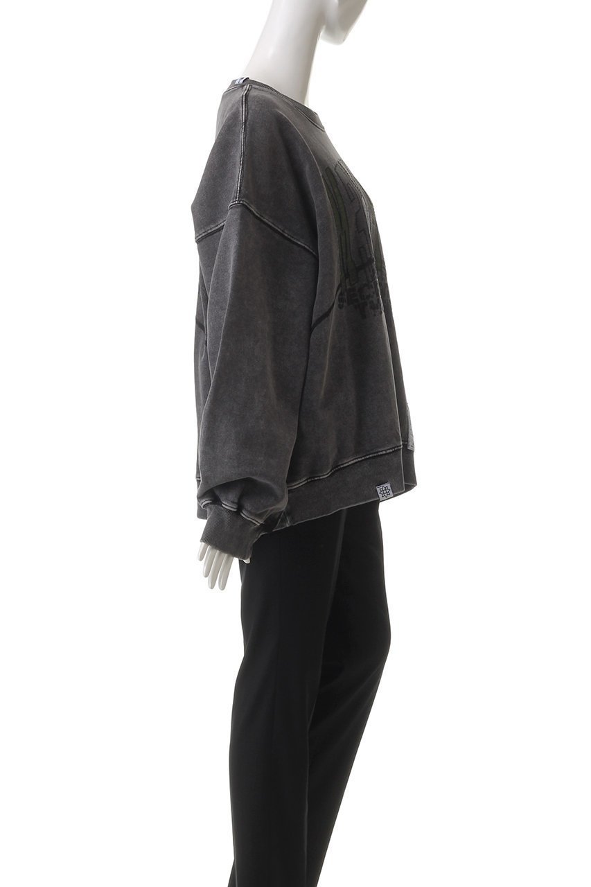 【メゾンスペシャル/MAISON SPECIAL】の【UNISEX】HYPNOSE加工スウェットクルー カレッジ風 人気、トレンドファッション・服の通販 founy(ファニー) 　ファッション　Fashion　レディースファッション　WOMEN　トップス・カットソー　Tops/Tshirt　シャツ/ブラウス　Shirts/Blouses　パーカ　Sweats　ロング / Tシャツ　T-Shirts　スウェット　Sweat　カットソー　Cut and Sewn　ユニセックス　Unisex　スウェット　Sweat　スラックス　Slacks　デニム　Denim　リラックス　Relax　other-3|ID: prp329100004433095 ipo3291000000031258953