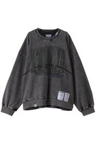【メゾンスペシャル/MAISON SPECIAL】の【UNISEX】HYPNOSE加工スウェットクルー カレッジ風 BLK(ブラック)|ID: prp329100004433095 ipo3291000000036148975