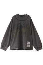 【メゾンスペシャル/MAISON SPECIAL】の【UNISEX】HYPNOSE加工ロンT ③ ヘルメット BLK(ブラック)|ID:prp329100004433096