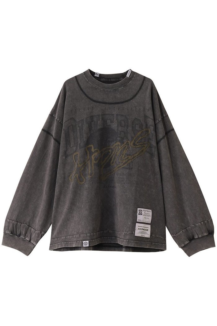 【メゾンスペシャル/MAISON SPECIAL】の【UNISEX】HYPNOSE加工ロンT ③ ヘルメット インテリア・キッズ・メンズ・レディースファッション・服の通販 founy(ファニー) https://founy.com/ ファッション Fashion レディースファッション Fashion for Women トップス・カットソー Cut & Sew Tops シャツ・ブラウス・オフィスカジュアル Elegant Blouses & Button-Ups ロングTシャツ・Tシャツ Longline T-Shirts & Tees カットソー・ベーシックTシャツ Cut-and-Sewn Tops / Stretch Tees & Basics ユニセックス Unisex, Genderless クラシック Classic, Timeless Style グラフィック Graphic, Graphic Design スラックス Slacks, Dress Pants スリーブ Sleeve, Long Sleeve / Short Sleeve デニム Denim, Jeans Material フロント Front, Front Design プリント Print, Printed Pattern リラックス Relax, Relaxed Fit ロング Long, Long-Length ヴィンテージ Vintage Style |ID: prp329100004433096 ipo3291000000035810187