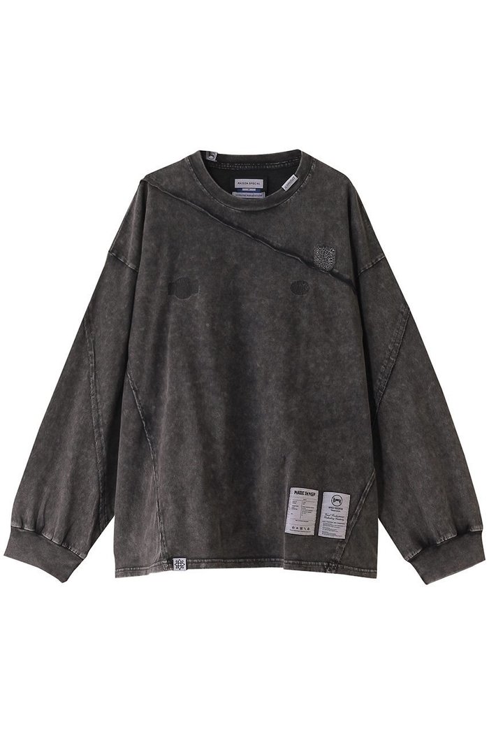 【メゾンスペシャル/MAISON SPECIAL】の【UNISEX】HYPNOSE加工ロンT 無地 インテリア・キッズ・メンズ・レディースファッション・服の通販 founy(ファニー) https://founy.com/ ファッション Fashion レディースファッション WOMEN トップス・カットソー Tops/Tshirt シャツ/ブラウス Shirts/Blouses ロング / Tシャツ T-Shirts カットソー Cut and Sewn ユニセックス Unisex インナー Inner ウォッシュ Wash カッティング Cutting ジャケット Jacket スリーブ Sleeve ダメージ Damage ユーズド Used ランダム Random ロング Long ヴィンテージ Vintage 無地 Plain Color |ID: prp329100004433097 ipo3291000000030963729