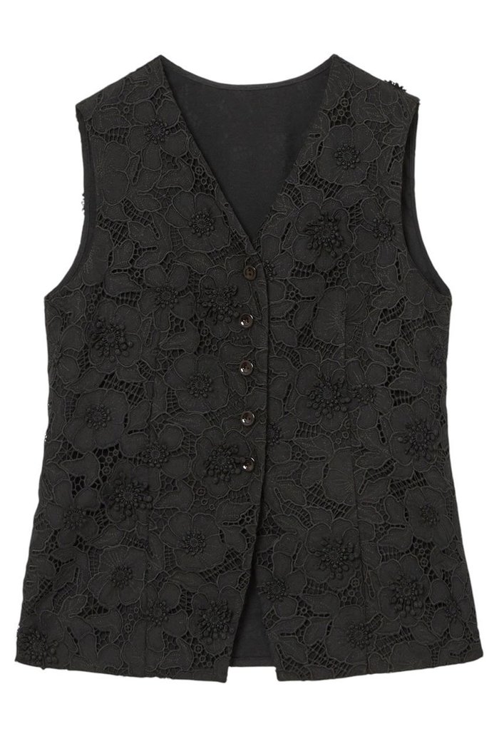 【アナイ/ANAYI】の3Dレース刺繍ジレ ブラウス インテリア・キッズ・メンズ・レディースファッション・服の通販 founy(ファニー) https://founy.com/ ファッション Fashion レディースファッション Fashion for Women アウター Coat / Outerwear Collection トップス・カットソー Cut & Sew Tops キャミソール&ノースリーブ Camisoles & Sleeveless Tops シャツ・ブラウス・オフィスカジュアル Elegant Blouses & Button-Ups ベスト&ジレ / 重ね着スタイル Vests & Gilets ノースリーブ Sleeveless, No-Sleeve バランス Balance, Style Balance フラワー Flower, Floral レース Lace, Lace Fabric ロング Long, Long-Length ワーク Workwear, Utility Style 再入荷 Restock / Back in Stock |ID: prp329100004433102 ipo3291000000035924591