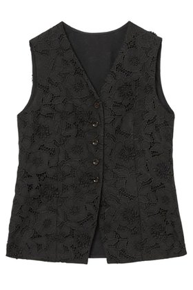 【アナイ/ANAYI】 3Dレース刺繍ジレ ブラウス人気、トレンドファッション・服の通販 founy(ファニー) ファッション Fashion レディースファッション Fashion for Women アウター Coat / Outerwear Collection トップス・カットソー Cut & Sew Tops キャミソール&ノースリーブ Camisoles & Sleeveless Tops シャツ・ブラウス・オフィスカジュアル Elegant Blouses & Button-Ups ベスト&ジレ / 重ね着スタイル Vests & Gilets ノースリーブ Sleeveless, No-Sleeve バランス Balance, Style Balance フラワー Flower, Floral レース Lace, Lace Fabric ロング Long, Long-Length ワーク Workwear, Utility Style 再入荷 Restock / Back in Stock |ID:prp329100004433102