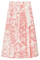 【アナイ/ANAYI】のフラワートワルドジュイプリントタック スカート レッド|ID: prp329100004433104 ipo3291000000032848557