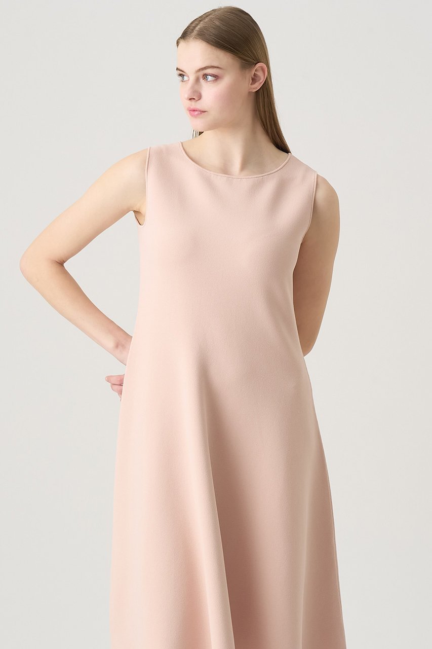 【アナイ/ANAYI】のヴィスコースニットスムース ワンピース 人気、トレンドファッション・服の通販 founy(ファニー) 　ファッション　Fashion　レディースファッション　Fashion for Women　ワンピース　Dresses　チュニック　Tunic Tops & Dresses　エレガント 上品　Elegant　シンプル　Simple, Minimal　ジャケット　Jacket, Outerwear　チュニック　Tunic, Long Top　ノースリーブ　Sleeveless, No-Sleeve　フィット　Fit, Slim Fit　フレア　Flare, Flared　other-3|ID: prp329100004433105 ipo3291000000032865047