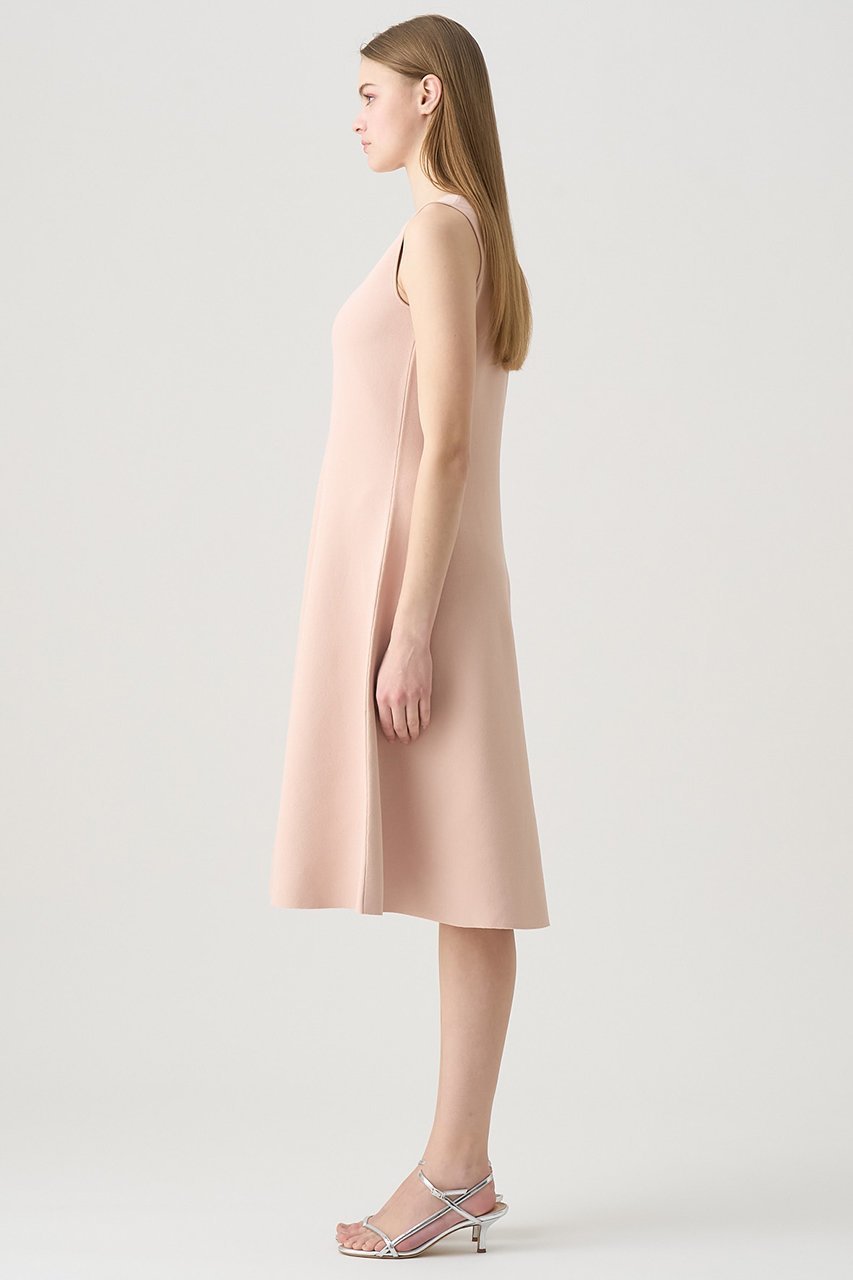【アナイ/ANAYI】のヴィスコースニットスムース ワンピース 人気、トレンドファッション・服の通販 founy(ファニー) 　ファッション　Fashion　レディースファッション　Fashion for Women　ワンピース　Dresses　チュニック　Tunic Tops & Dresses　エレガント 上品　Elegant　シンプル　Simple, Minimal　ジャケット　Jacket, Outerwear　チュニック　Tunic, Long Top　ノースリーブ　Sleeveless, No-Sleeve　フィット　Fit, Slim Fit　フレア　Flare, Flared　other-5|ID: prp329100004433105 ipo3291000000032865058