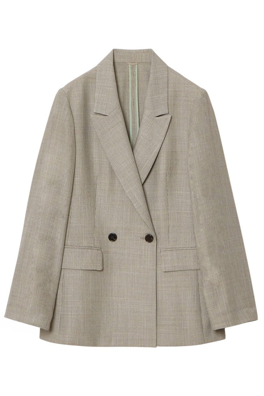 【アナイ/ANAYI】の麻調スラブドビーダブル ジャケット 人気、トレンドファッション・服の通販 founy(ファニー) 　ファッション　Fashion　レディースファッション　Fashion for Women　アウター　Coat / Outerwear Collection　レディースジャケット・軽アウター　Jackets　おすすめ　Recommended / Our Picks　ショート　Short, Short Length　ジャケット　Jacket, Outerwear　メランジ　Melange, Mixed Yarn　エレガント 上品　Elegant　別注　Limited Edition, Custom Order　 other-1|ID: prp329100004433108 ipo3291000000032954242