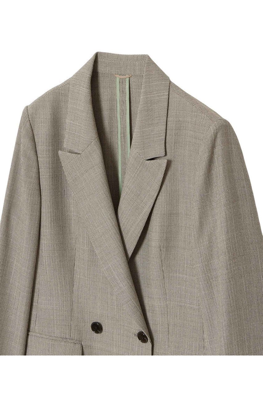 【アナイ/ANAYI】の麻調スラブドビーダブル ジャケット 人気、トレンドファッション・服の通販 founy(ファニー) 　ファッション　Fashion　レディースファッション　Fashion for Women　アウター　Coat / Outerwear Collection　レディースジャケット・軽アウター　Jackets　おすすめ　Recommended / Our Picks　ショート　Short, Short Length　ジャケット　Jacket, Outerwear　メランジ　Melange, Mixed Yarn　エレガント 上品　Elegant　別注　Limited Edition, Custom Order　other-3|ID: prp329100004433108 ipo3291000000032954255