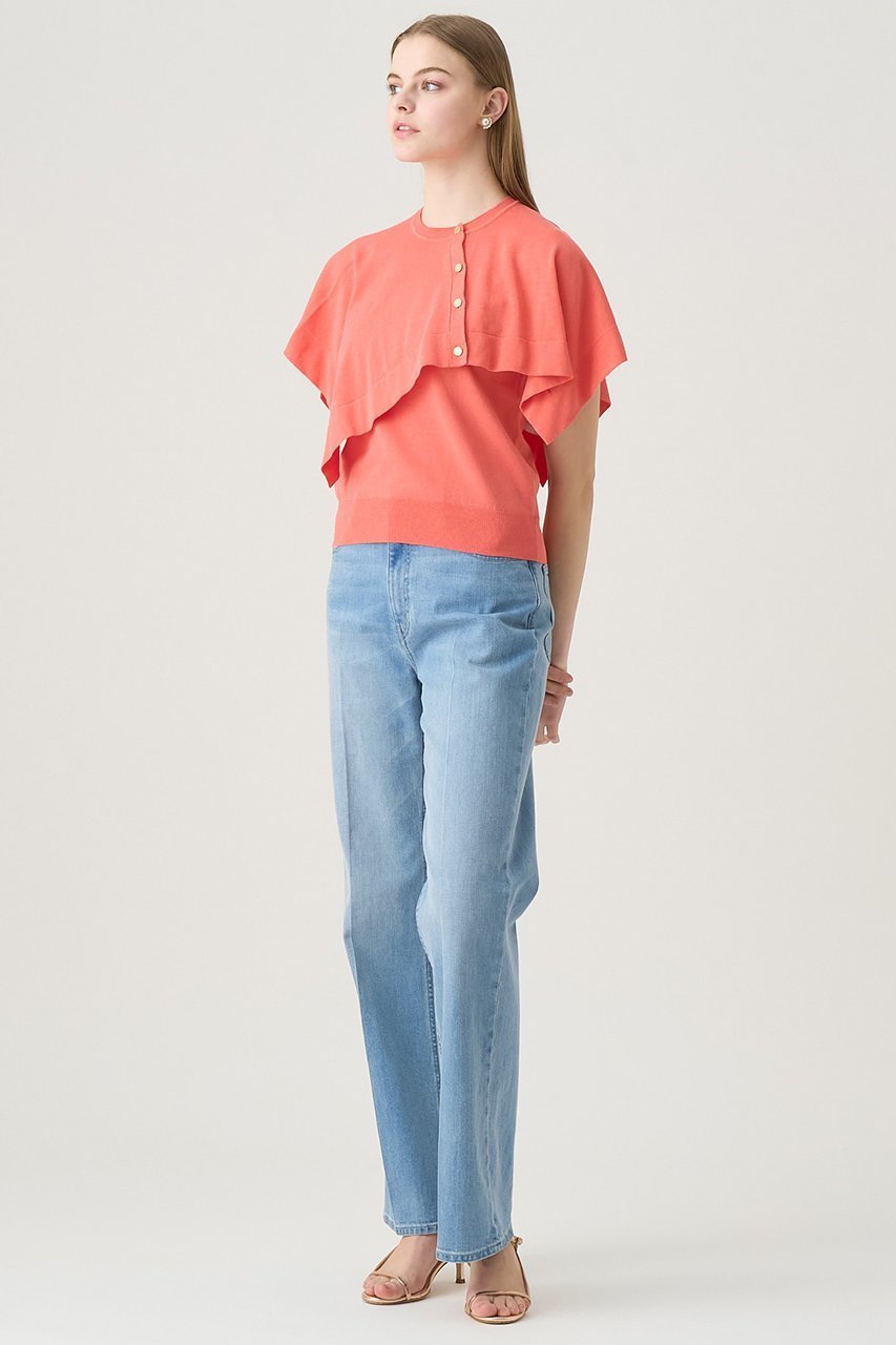 【アナイ/ANAYI】のコットンナイロンサマーツイン 人気、トレンドファッション・服の通販 founy(ファニー) 　ファッション　Fashion　レディースファッション　WOMEN　トップス・カットソー　Tops/Tshirt　ニット　Knit Tops　プルオーバー　Pullover　おすすめ　Recommend　アメリカン　American　アンサンブル　Ensemble　スクエア　Square　スリーブ　Sleeve　ボレロ　Bolero　other-6|ID: prp329100004433110 ipo3291000000031326976