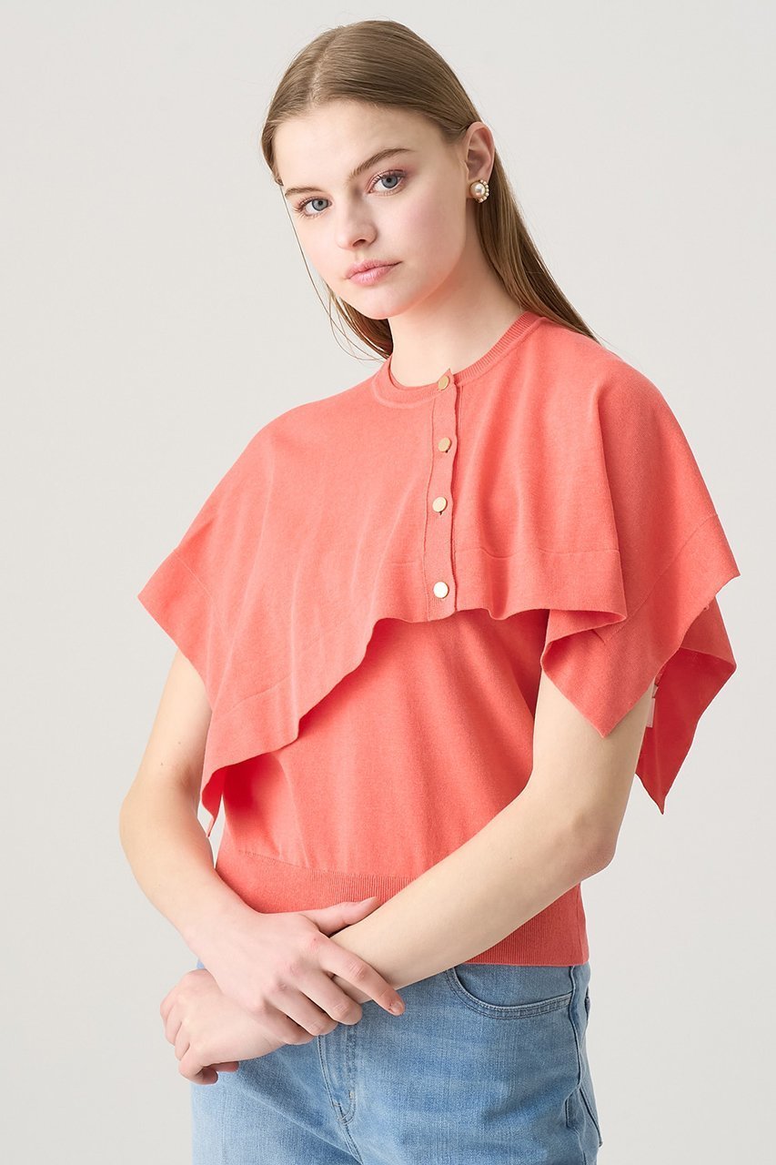 【アナイ/ANAYI】のコットンナイロンサマーツイン 人気、トレンドファッション・服の通販 founy(ファニー) 　ファッション　Fashion　レディースファッション　WOMEN　トップス・カットソー　Tops/Tshirt　ニット　Knit Tops　プルオーバー　Pullover　おすすめ　Recommend　アメリカン　American　アンサンブル　Ensemble　スクエア　Square　スリーブ　Sleeve　ボレロ　Bolero　other-7|ID: prp329100004433110 ipo3291000000031326977