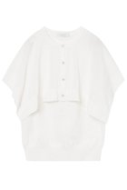 【アナイ/ANAYI】のコットンナイロンサマーツイン 人気、トレンドファッション・服の通販 founy(ファニー) ファッション Fashion レディースファッション Fashion for Women トップス・カットソー Cut & Sew Tops ニット Knit Tops & Sweaters カジュアルプルオーバー・ニットトップス Pullovers & Knit Tops / Casual Pullovers おすすめ Recommended / Our Picks アメリカン American Style アンサンブル Ensemble Set スクエア Square, Square Shape スリーブ Sleeve, Long Sleeve / Short Sleeve ボレロ Bolero, Short Cardigan 再入荷 Restock / Back in Stock thumbnail オフホワイト|ID: prp329100004433110 ipo3291000000035053416