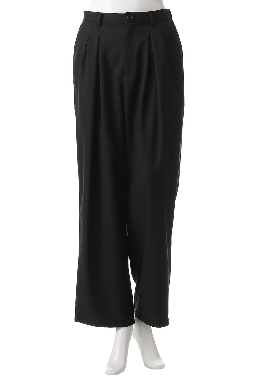 【ミディウミソリッド/MIDIUMISOLID】のtuck wide tapered PT.M パンツ 人気、トレンドファッション・服の通販 founy(ファニー) 　ファッション　Fashion　レディースファッション　Fashion for Women　パンツ　Pants & Trousers　シンプル　Simple, Minimal　ワイド　Wide, Wide Fit　エレガント 上品　Elegant　other-2|ID: prp329100004433119 ipo3291000000032909705