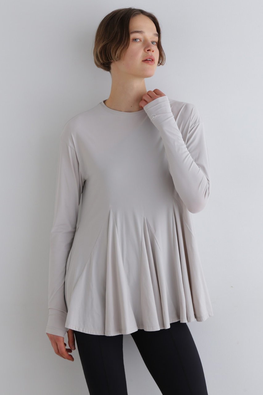 【ル フィル/LE PHIL】の【LE PHIL SPORTS】ハイマルチナイロントリコットカットソー 人気、トレンドファッション・服の通販 founy(ファニー) 　ファッション　Fashion　レディースファッション　Fashion for Women　トップス・カットソー　Cut & Sew Tops　シャツ・ブラウス・オフィスカジュアル　Elegant Blouses & Button-Ups　ロングTシャツ・Tシャツ　Longline T-Shirts & Tees　カットソー・ベーシックTシャツ　Cut-and-Sewn Tops / Stretch Tees & Basics　コンパクト　Compact, Small Size　スリーブ　Sleeve, Long Sleeve / Short Sleeve　バランス　Balance, Style Balance　フェミニン　Feminine, Girly　フレア　Flare, Flared　ロング　Long, Long-Length　other-8|ID: prp329100004433121 ipo3291000000035343106