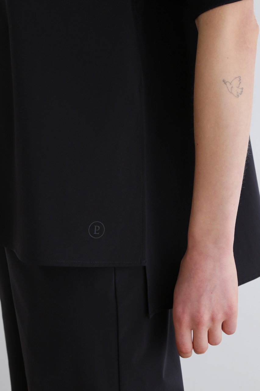 【ル フィル/LE PHIL】の【LE PHIL SPORTS】ナイロンストレッチブラウス 人気、トレンドファッション・服の通販 founy(ファニー) 　ファッション　Fashion　レディースファッション　Ladies' Fashion Online　トップス・カットソー　Tops/Tshirt　シャツ/ブラウス　Shirts/Blouses　おすすめ　Recommend　グログラン　Grosgrain　コンパクト　Compact　ショート　Short　ストレッチ　Stretch　スポーツ　Sports　スリット　Slit　スリーブ　Sleeve　セットアップ　Set Up　フェミニン　Feminine　ボトム　Bottom　レギンス　Leggings　再入荷　Restock/Back In Stock/Re Arrival　other-4|ID: prp329100004433126 ipo3291000000032661928