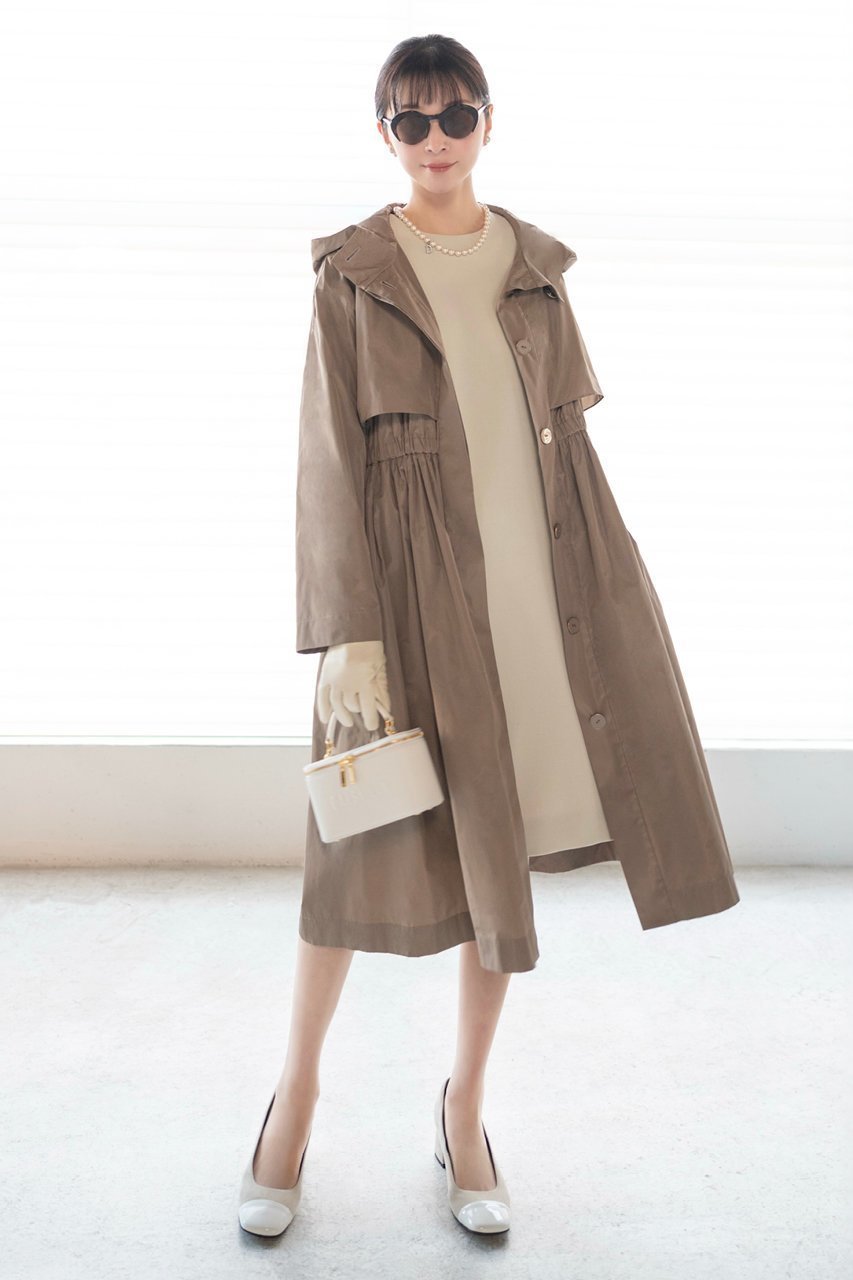 【デイジーリン/DAISY LIN】のDAISY CANDY COAT 人気、トレンドファッション・服の通販 founy(ファニー) 　ファッション　Fashion　レディースファッション　Fashion for Women　アウター　Coat / Outerwear Collection　コート・ロングコート・ピーコート　Long Coats, Peacoats & More　エアリー　Airy Texture　ギャザー　Gathered, Ruffled　ピーチ　Peach, Soft Touch　フラップ　Flap, Flap Pocket　ロング　Long, Long-Length　春　Spring　防寒　Cold Protection, Winter-Ready　other-5|ID: prp329100004433129 ipo3291000000035824414