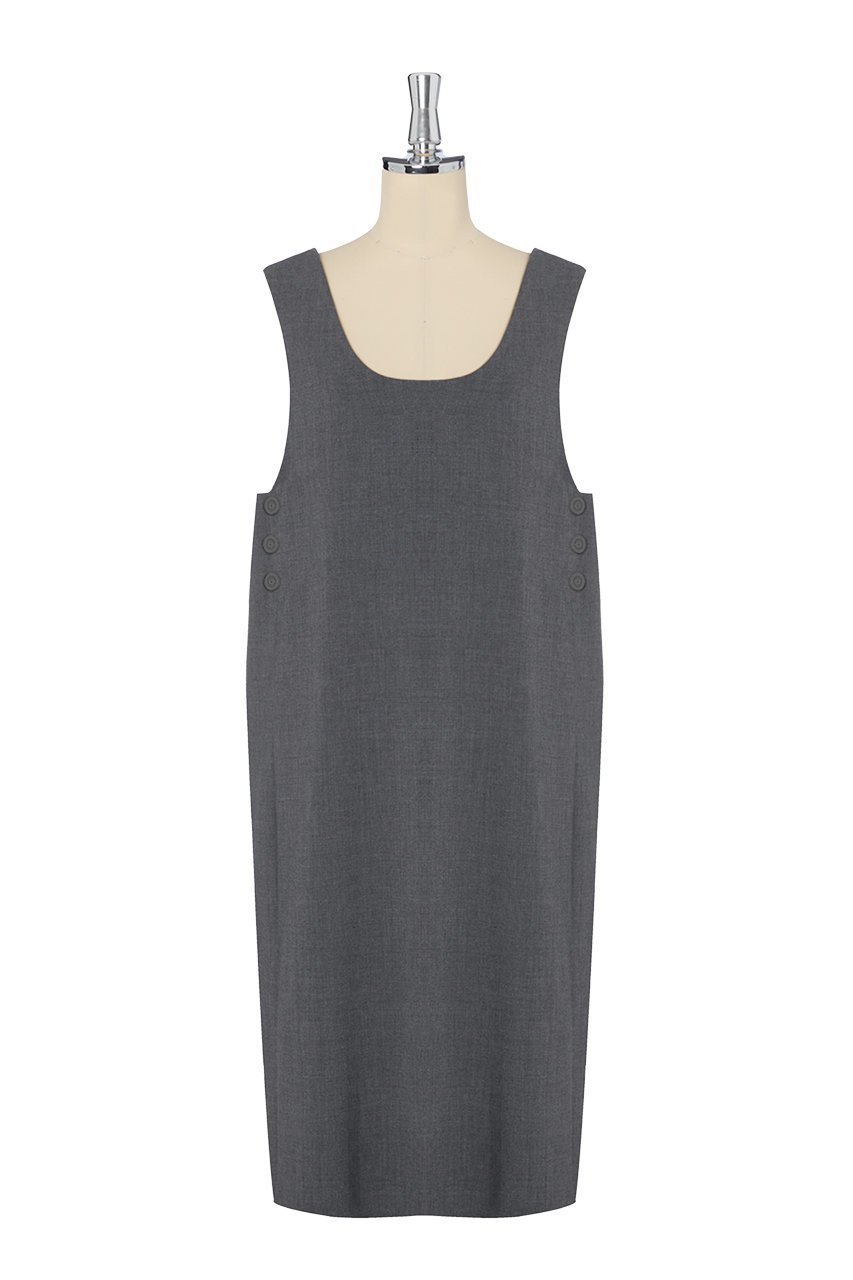 【デイジーリン/DAISY LIN】のJumper Skirt “Elegant Cocoon” インテリア・キッズ・メンズ・レディースファッション・服の通販 founy(ファニー) 　ファッション　Fashion　レディースファッション　Fashion for Women　スカート　Skirts　ロングスカート　Long Skirts / Maxi & Midi Skirts　ウォッシャブル　Machine Washable　エレガント 上品　Elegant　リラックス　Relax, Relaxed Fit　ロング　Long, Long-Length　リッチグレー|ID: prp329100004433130 ipo3291000000032848400