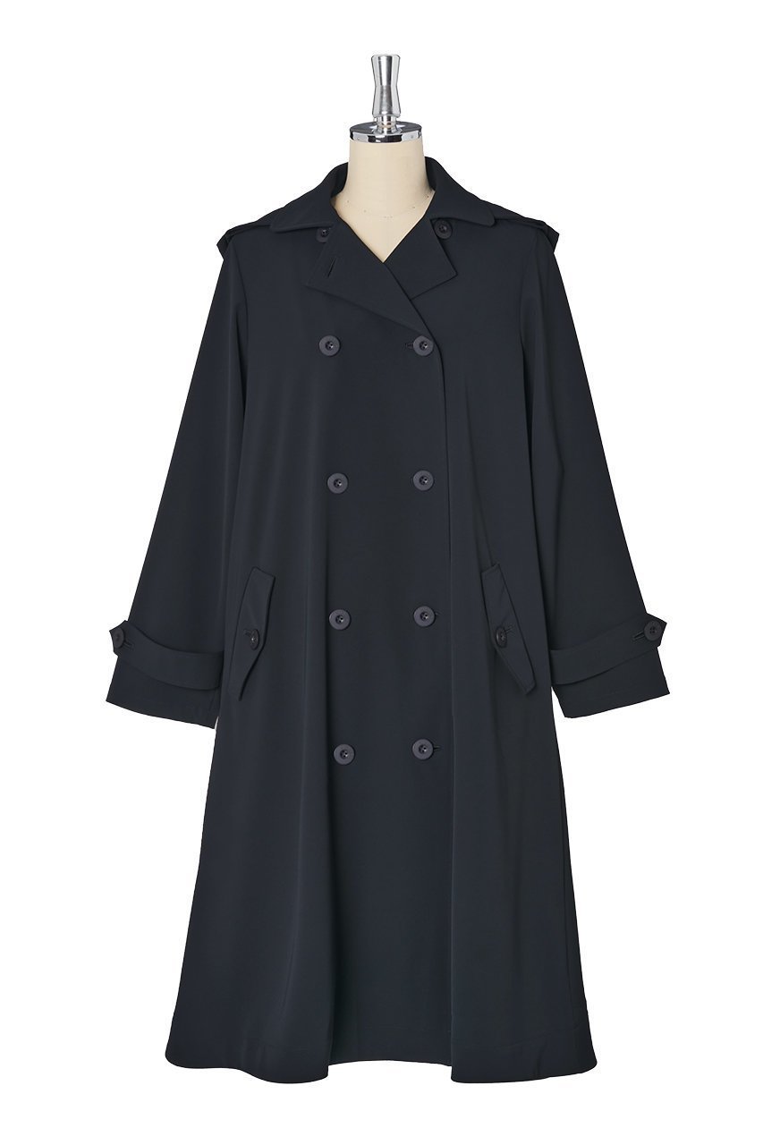 【デイジーリン/DAISY LIN】のDL TRAVEL TRENCH インテリア・キッズ・メンズ・レディースファッション・服の通販 founy(ファニー) 　ファッション　Fashion　レディースファッション　Fashion for Women　アウター　Coat / Outerwear Collection　コート・ロングコート・ピーコート　Long Coats, Peacoats & More　旅行　Travel　おすすめ　Recommended / Our Picks　エレガント 上品　Elegant　シェイプ　Shape, Slim Fit　ストレッチ　Stretch, Stretchy Fabric　ドレープ　Drape, Draping Fabric　バランス　Balance, Style Balance　フィット　Fit, Slim Fit　フレア　Flare, Flared　ロング　Long, Long-Length　帽子　Hat, Headwear　春　Spring　ミッドナイトブルー|ID: prp329100004433131 ipo3291000000035824439
