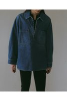 【エトレトウキョウ/ETRE TOKYO】のオープンカラーオーバーサイズデニムシャツ 人気、トレンドファッション・服の通販 founy(ファニー) ファッション Fashion レディースファッション WOMEN トップス・カットソー Tops/Tshirt シャツ/ブラウス Shirts/Blouses おすすめ Recommend インナー Inner コンパクト Compact ショルダー Shoulder スリーブ Sleeve デニム Denim ドロップ Drop フロント Front ポケット Pocket ロング Long NEW・新作・新着・新入荷 New Arrivals |ID:prp329100004434677