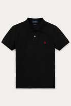 【ラルフローレン/RALPH LAUREN / KIDS】の【KIDS】【POLO RALPH LAUREN】コットン メッシュ ポロシャツ レッド L 人気、トレンドファッション・服の通販 founy(ファニー) ファッション Fashion キッズファッション Fashion for Kids トップス・カットソー Cut & Sew Tops クラシック Classic, Timeless Style ポロシャツ Polo Shirt, Collared Tee メッシュ Mesh, Net Fabric 半袖 Short Sleeve, Half Sleeve thumbnail ブラック|ID: prp329100004434684 ipo3291000000036236226