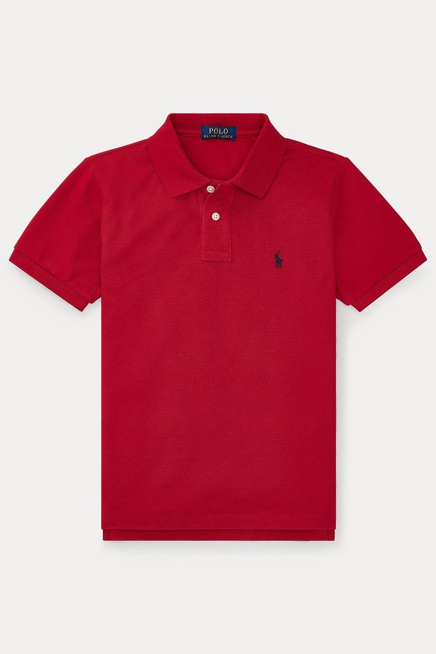 【ラルフローレン/RALPH LAUREN / KIDS】の【KIDS】【POLO RALPH LAUREN】コットン メッシュ ポロシャツ レッド L インテリア・キッズ・メンズ・レディースファッション・服の通販 founy(ファニー) 　ファッション　Fashion　キッズファッション　Fashion for Kids　トップス・カットソー　Cut & Sew Tops　クラシック　Classic, Timeless Style　ポロシャツ　Polo Shirt, Collared Tee　メッシュ　Mesh, Net Fabric　半袖　Short Sleeve, Half Sleeve　レッド|ID: prp329100004434684 ipo3291000000036236232