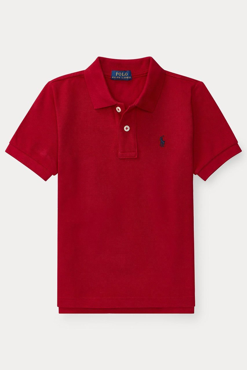 【ラルフローレン/RALPH LAUREN / KIDS】の【KIDS】【POLO RALPH LAUREN】コットン メッシュ ポロシャツ レッド 7 インテリア・キッズ・メンズ・レディースファッション・服の通販 founy(ファニー) 　ファッション　Fashion　キッズファッション　Fashion for Kids　トップス・カットソー　Cut & Sew Tops　クラシック　Classic, Timeless Style　ポロシャツ　Polo Shirt, Collared Tee　メッシュ　Mesh, Net Fabric　エレガント 上品　Elegant　レッド|ID: prp329100004434686 ipo3291000000036192683