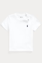 【ラルフローレン/RALPH LAUREN / KIDS】の【KIDS】【POLO RALPH LAUREN】コットン ジャージー クルーネック Tシャツ 人気、トレンドファッション・服の通販 founy(ファニー) ファッション Fashion キッズファッション Fashion for Kids トップス・カットソー Cut & Sew Tops ウォッシュ Washed Finish ベビー Baby, Babywear 定番 Standard, Basic Item thumbnail ホワイト|ID: prp329100004434691 ipo3291000000032844859