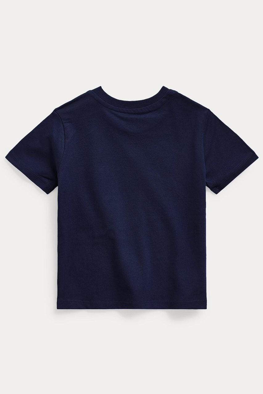 【ラルフローレン/RALPH LAUREN / KIDS】の【KIDS】【POLO RALPH LAUREN】コットン ジャージー クルーネック Tシャツ ネイビー 24M 人気、トレンドファッション・服の通販 founy(ファニー) 　ファッション　Fashion　キッズファッション　Fashion for Kids　トップス・カットソー　Cut & Sew Tops　ウォッシュ　Washed Finish　ベビー　Baby, Babywear　定番　Standard, Basic Item　other-2|ID: prp329100004434691 ipo3291000000036236238