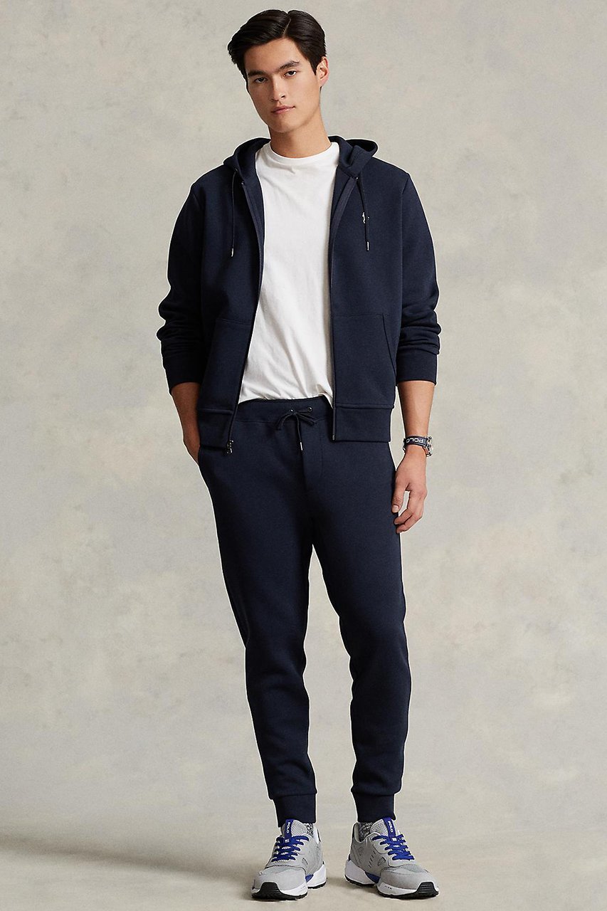 【ラルフローレン/RALPH LAUREN / MEN】の【MEN】【POLO RALPH LAUREN】ダブルニット ジョガー パンツ 人気、トレンドファッション・服の通販 founy(ファニー) 　ファッション　Fashion　メンズファッション　Fashion for Men　ボトムス　Bottoms　なめらか　Smooth, Silky Texture　シンプル　Simple, Minimal　ストレッチ　Stretch, Stretchy Fabric　ダブル　Double, Double-Breasted　ドローストリング　Drawstring, Pull Cord　パッチ　Patch, Appliqué　フロント　Front, Front Design　ポケット　Pocket, Pocket Detail　モダン　Modern, Contemporary　other-3|ID: prp329100004434692 ipo3291000000032908363