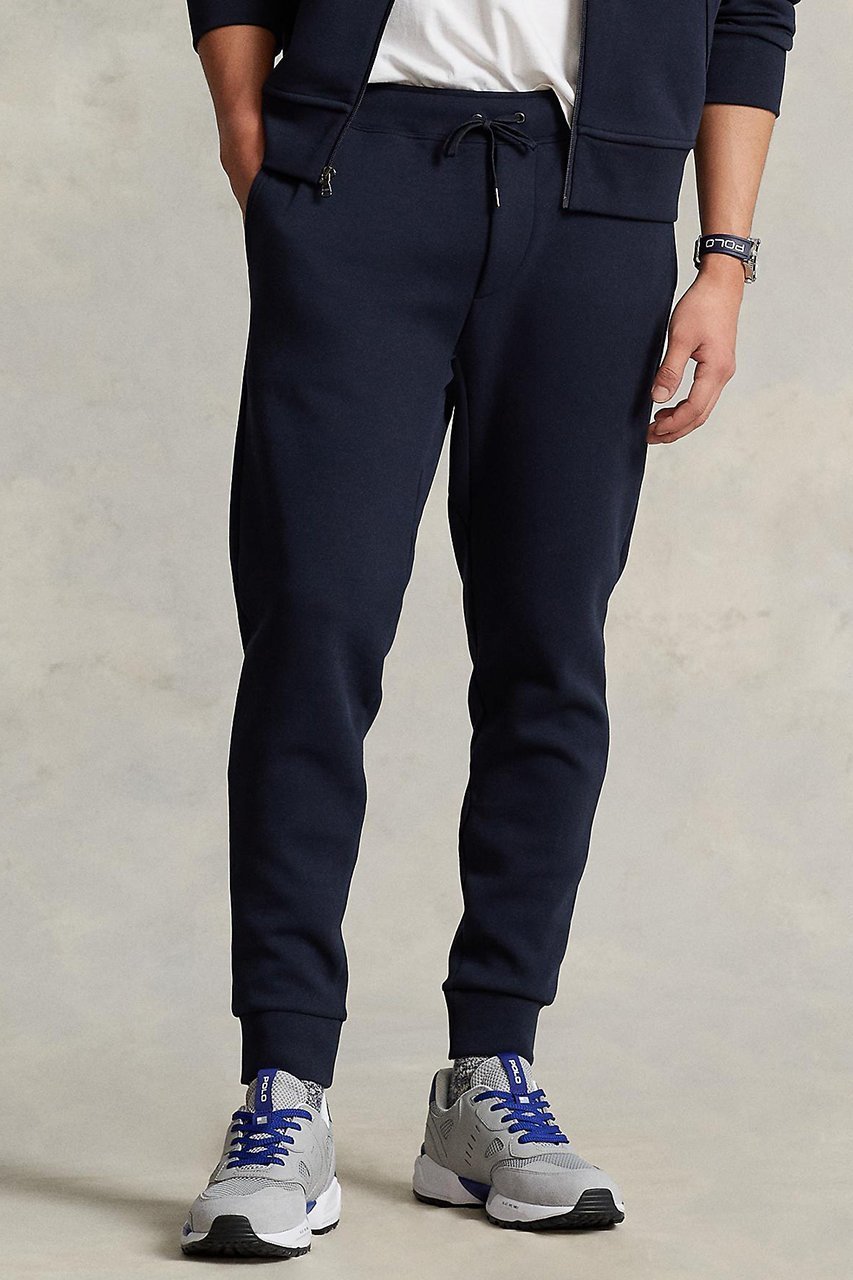 【ラルフローレン/RALPH LAUREN / MEN】の【MEN】【POLO RALPH LAUREN】ダブルニット ジョガー パンツ 人気、トレンドファッション・服の通販 founy(ファニー) 　ファッション　Fashion　メンズファッション　Fashion for Men　ボトムス　Bottoms　なめらか　Smooth, Silky Texture　シンプル　Simple, Minimal　ストレッチ　Stretch, Stretchy Fabric　ダブル　Double, Double-Breasted　ドローストリング　Drawstring, Pull Cord　パッチ　Patch, Appliqué　フロント　Front, Front Design　ポケット　Pocket, Pocket Detail　モダン　Modern, Contemporary　other-6|ID: prp329100004434692 ipo3291000000032908373