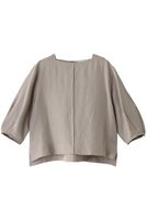 【エブール/ebure】のリネンアセテート ボートネックブラウス 人気、トレンドファッション・服の通販 founy(ファニー) ファッション Fashion レディースファッション WOMEN トップス・カットソー Tops/Tshirt シャツ/ブラウス Shirts/Blouses サテン Satin ショート Short シンプル Simple スリーブ Sleeve セットアップ Set Up フォルム Form リネン Linen NEW・新作・新着・新入荷 New Arrivals |ID:prp329100004434695