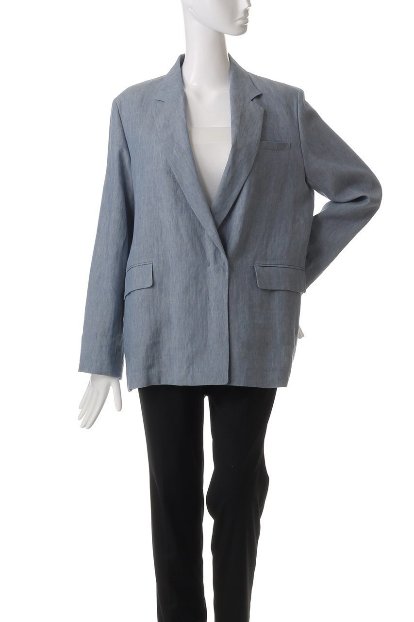 【エブール/ebure】のライトピュアリネン ボタンレスジャケット 人気、トレンドファッション・服の通販 founy(ファニー) 　ファッション　Fashion　レディースファッション　Fashion for Women　アウター　Coat / Outerwear Collection　レディースジャケット・軽アウター　Jackets　おすすめ　Recommended / Our Picks　ジャケット　Jacket, Outerwear　マニッシュ　Mannish, Boyish　リネン　Linen, Linen Fabric　エレガント 上品　Elegant　other-2|ID: prp329100004434700 ipo3291000000032813136
