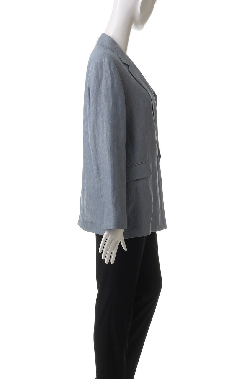【エブール/ebure】のライトピュアリネン ボタンレスジャケット 人気、トレンドファッション・服の通販 founy(ファニー) 　ファッション　Fashion　レディースファッション　Fashion for Women　アウター　Coat / Outerwear Collection　レディースジャケット・軽アウター　Jackets　おすすめ　Recommended / Our Picks　ジャケット　Jacket, Outerwear　マニッシュ　Mannish, Boyish　リネン　Linen, Linen Fabric　エレガント 上品　Elegant　other-3|ID: prp329100004434700 ipo3291000000032813137