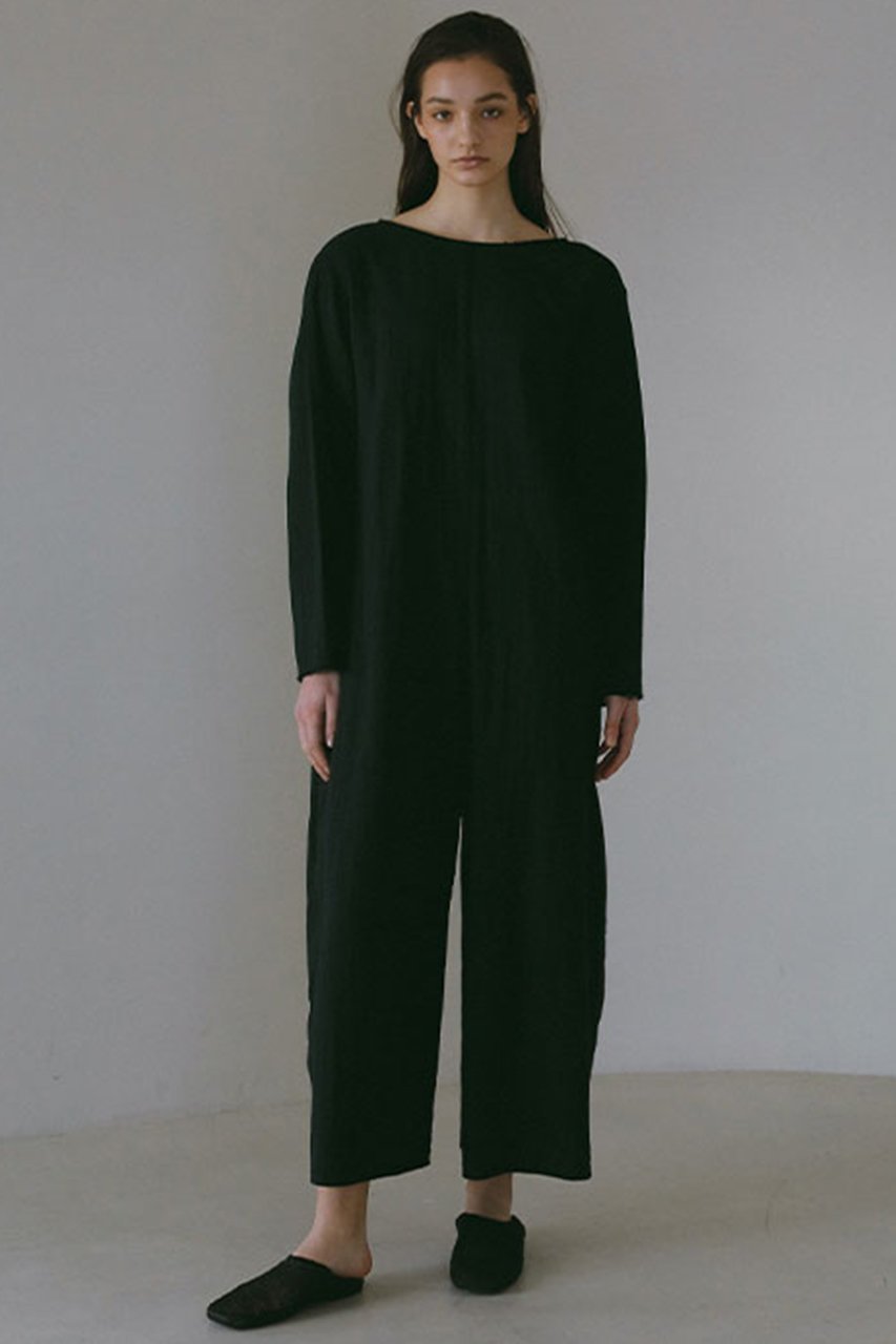 【エトレトウキョウ/ETRE TOKYO】のオープンバックダブルガーゼオールインワン 人気、トレンドファッション・服の通販 founy(ファニー) 　ファッション　Fashion　レディースファッション　Fashion for Women　パンツ　Pants & Trousers　バッグ　Bags　アクセサリー　Fashion Accessories　シューズ　Shoes, Footwear　シンプル　Simple, Minimal　ダブル　Double, Double-Breasted　リラックス　Relax, Relaxed Fit　 other-1|ID: prp329100004434701 ipo3291000000032908578