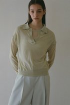 【エトレトウキョウ/ETRE TOKYO】のシアーポロニットプルオーバー セージ|ID:prp329100004434703