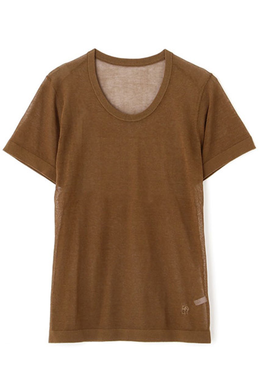 【エトレトウキョウ/ETRE TOKYO】のハーフスリーブシアーニットプルオーバー 人気、トレンドファッション・服の通販 founy(ファニー) 　ファッション　Fashion　レディースファッション　Fashion for Women　トップス・カットソー　Cut & Sew Tops　ニット　Knit Tops & Sweaters　カジュアルプルオーバー・ニットトップス　Pullovers & Knit Tops / Casual Pullovers　おすすめ　Recommended / Our Picks　インナー　Innerwear　シンプル　Simple, Minimal　フィット　Fit, Slim Fit　今季　This Season, Current Season　other-7|ID: prp329100004434704 ipo3291000000034957188