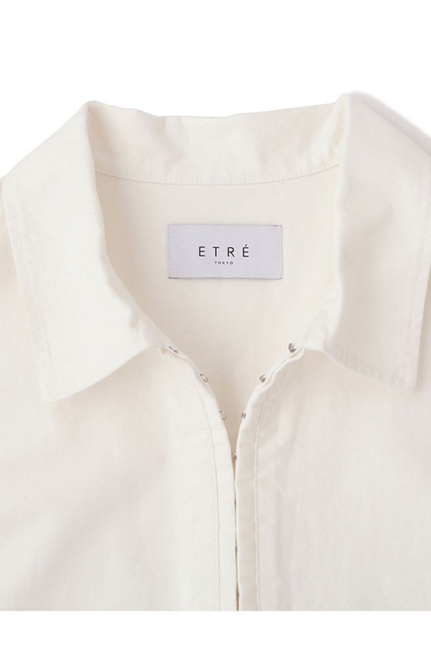 【エトレトウキョウ/ETRE TOKYO】のオープンカラーオーバーサイズダンガリーシャツ 人気、トレンドファッション・服の通販 founy(ファニー) 　ファッション　Fashion　レディースファッション　WOMEN　トップス・カットソー　Tops/Tshirt　シャツ/ブラウス　Shirts/Blouses　おすすめ　Recommend　インナー　Inner　コンパクト　Compact　ショルダー　Shoulder　スリーブ　Sleeve　タンブラー　Tumbler　ダンガリー　Dungarees　ドロップ　Drop　フロント　Front　ポケット　Pocket　ロング　Long　other-8|ID: prp329100004434705 ipo3291000000031326553