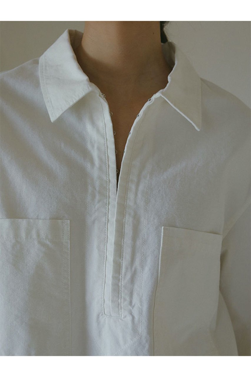 【エトレトウキョウ/ETRE TOKYO】のオープンカラーオーバーサイズダンガリーシャツ 人気、トレンドファッション・服の通販 founy(ファニー) 　ファッション　Fashion　レディースファッション　Fashion for Women　トップス・カットソー　Cut & Sew Tops　シャツ・ブラウス・オフィスカジュアル　Elegant Blouses & Button-Ups　おすすめ　Recommended / Our Picks　インナー　Innerwear　コンパクト　Compact, Small Size　ショルダー　Shoulder, Shoulder Strap　スリーブ　Sleeve, Long Sleeve / Short Sleeve　タンブラー　Tumbler, Travel Mug　ダンガリー　Dungaree, Chambray　ドロップ　Drop Shoulder, Dropped Style　フロント　Front, Front Design　ポケット　Pocket, Pocket Detail　ロング　Long, Long-Length　other-5|ID: prp329100004434705 ipo3291000000036186431