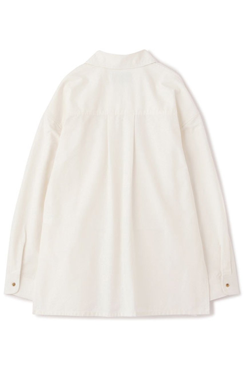 【エトレトウキョウ/ETRE TOKYO】のオープンカラーオーバーサイズダンガリーシャツ 人気、トレンドファッション・服の通販 founy(ファニー) 　ファッション　Fashion　レディースファッション　Fashion for Women　トップス・カットソー　Cut & Sew Tops　シャツ・ブラウス・オフィスカジュアル　Elegant Blouses & Button-Ups　おすすめ　Recommended / Our Picks　インナー　Innerwear　コンパクト　Compact, Small Size　ショルダー　Shoulder, Shoulder Strap　スリーブ　Sleeve, Long Sleeve / Short Sleeve　タンブラー　Tumbler, Travel Mug　ダンガリー　Dungaree, Chambray　ドロップ　Drop Shoulder, Dropped Style　フロント　Front, Front Design　ポケット　Pocket, Pocket Detail　ロング　Long, Long-Length　other-7|ID: prp329100004434705 ipo3291000000036186433