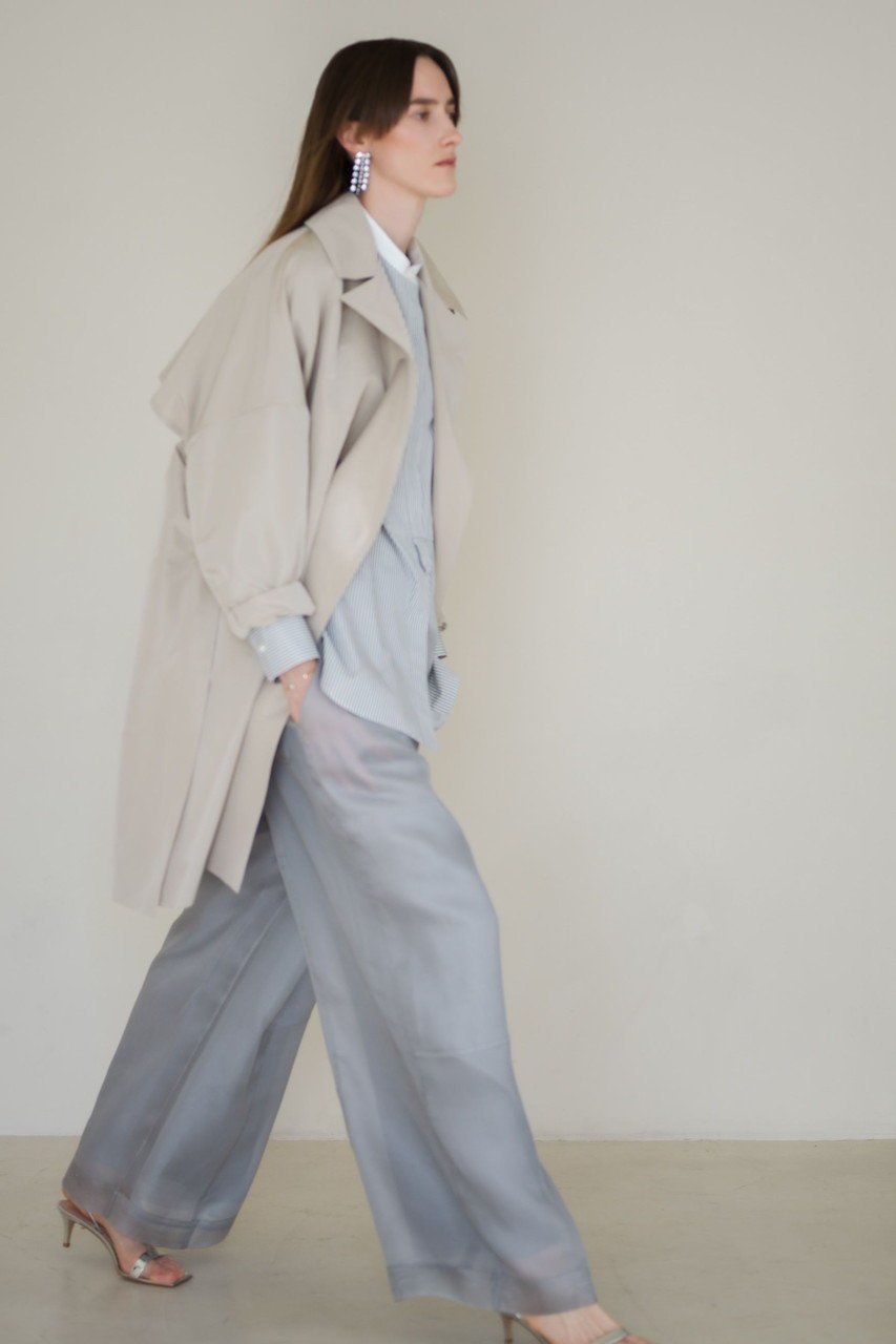 【エブール/ebure】のシルクシアー イージーワイドパンツ 人気、トレンドファッション・服の通販 founy(ファニー) 　ファッション　Fashion　レディースファッション　WOMEN　パンツ　Pants　オーガンジー　Organdy　シルク　Silk　パッチ　Patch　ポケット　Pocket　ワイド　Wide　other-7|ID: prp329100004434709 ipo3291000000031326560