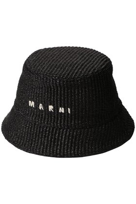 【マルニ/MARNI】 ラフィアエフェクトバケットハット人気、トレンドファッション・服の通販 founy(ファニー) ファッション Fashion レディースファッション Fashion for Women キャップ&ハット Hats & Caps シンプル Simple, Minimal デニム Denim, Jeans Material マキシ Maxi, Full Length ラフィア Raffia, Natural Straw 帽子 Hat, Headwear |ID:prp329100004434713