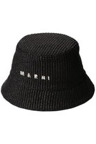 【マルニ/MARNI】のラフィアエフェクトバケットハット 人気、トレンドファッション・服の通販 founy(ファニー) ファッション Fashion レディースファッション Fashion for Women キャップ&ハット Hats & Caps シンプル Simple, Minimal デニム Denim, Jeans Material マキシ Maxi, Full Length ラフィア Raffia, Natural Straw 帽子 Hat, Headwear thumbnail ブラック|ID: prp329100004434713 ipo3291000000032799828
