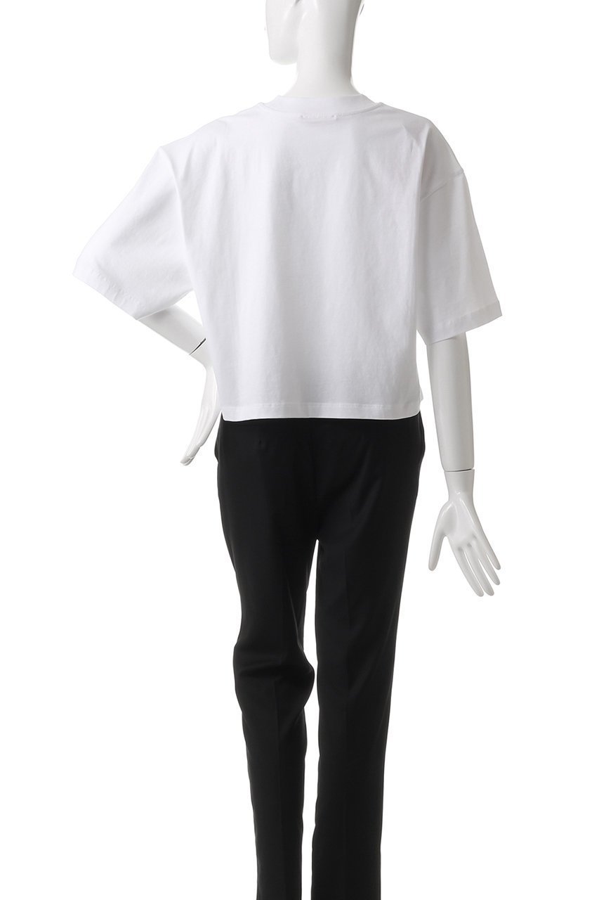 【マルニ/MARNI】のフラワープリントボクシーTシャツ 人気、トレンドファッション・服の通販 founy(ファニー) 　ファッション　Fashion　レディースファッション　Fashion for Women　トップス・カットソー　Cut & Sew Tops　シャツ・ブラウス・オフィスカジュアル　Elegant Blouses & Button-Ups　ロングTシャツ・Tシャツ　Longline T-Shirts & Tees　カットソー・ベーシックTシャツ　Cut-and-Sewn Tops / Stretch Tees & Basics　花柄・フラワープリント・モチーフ　Floral Prints & Motifs / Flower Pattern Tops　おすすめ　Recommended / Our Picks　ショート　Short, Short Length　スリーブ　Sleeve, Long Sleeve / Short Sleeve　トレンド　Trend, Trending Now　フォルム　Silhouette, Form　フラワー　Flower, Floral　プリント　Print, Printed Pattern　ボトム　Bottoms, Lower Wear　other-4|ID: prp329100004434714 ipo3291000000032865024