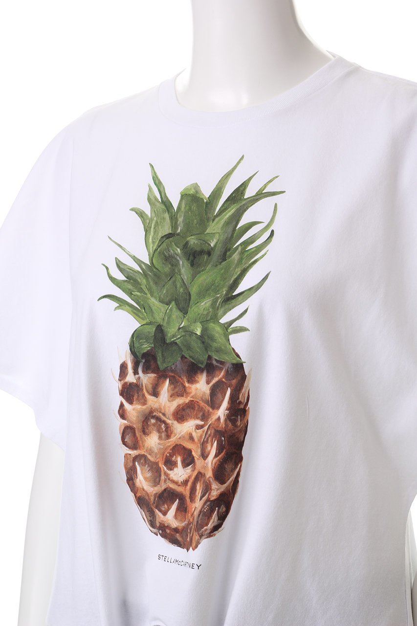 【ステラ マッカートニー/STELLA McCARTNEY】のパイナップルTシャツ 人気、トレンドファッション・服の通販 founy(ファニー) 　ファッション　Fashion　レディースファッション　WOMEN　トップス・カットソー　Tops/Tshirt　シャツ/ブラウス　Shirts/Blouses　ロング / Tシャツ　T-Shirts　カットソー　Cut and Sewn　ショート　Short　スリーブ　Sleeve　デニム　Denim　フェミニン　Feminine　フロント　Front　プリント　Print　other-5|ID: prp329100004434717 ipo3291000000031326575