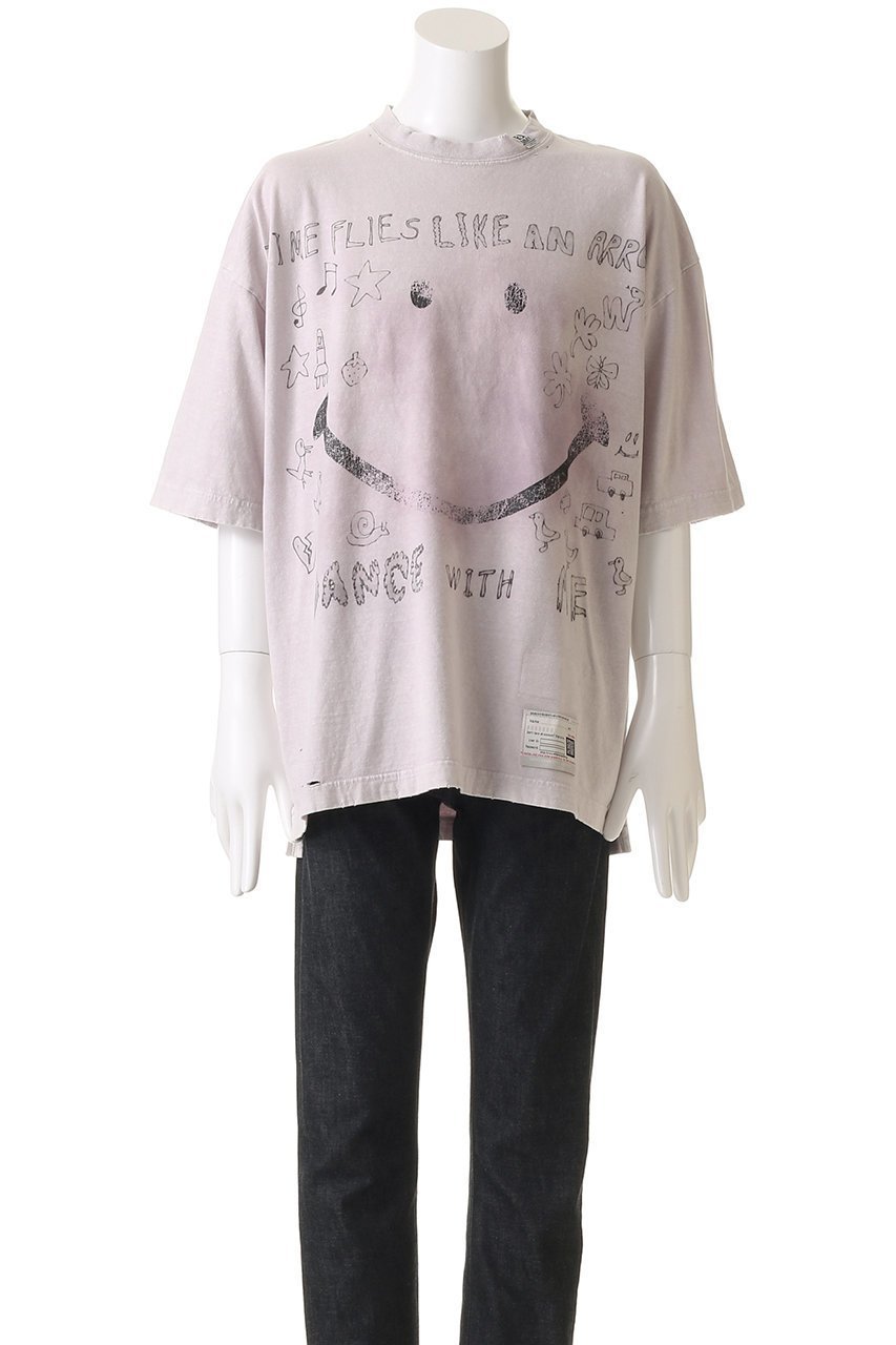 【メゾン ミハラヤスヒロ/Maison MIHARA YASUHIRO / MEN】の【MEN】BLEACHED Tシャツ 人気、トレンドファッション・服の通販 founy(ファニー) 　ファッション　Fashion　メンズファッション　MEN　トップス・カットソー　Tops/Tshirt/Men　シャツ　Shirts　ショート　Short　スリーブ　Sleeve　ダメージ　Damage　デニム　Denim　other-2|ID: prp329100004434718 ipo3291000000031257833