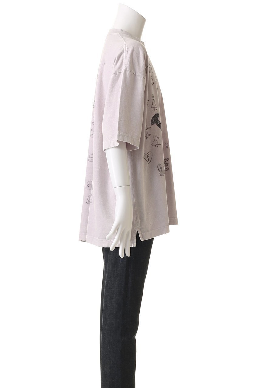 【メゾン ミハラヤスヒロ/Maison MIHARA YASUHIRO / MEN】の【MEN】BLEACHED Tシャツ 人気、トレンドファッション・服の通販 founy(ファニー) 　ファッション　Fashion　メンズファッション　MEN　トップス・カットソー　Tops/Tshirt/Men　シャツ　Shirts　ショート　Short　スリーブ　Sleeve　ダメージ　Damage　デニム　Denim　other-3|ID: prp329100004434718 ipo3291000000031257835